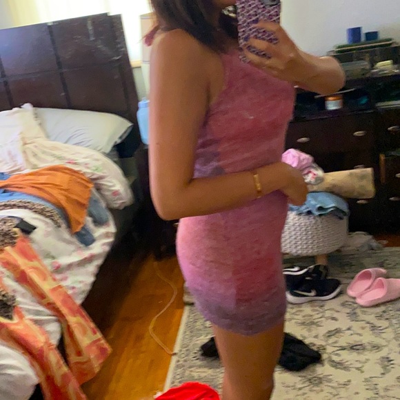 princess polly blair mini dress pink/purple s/m size - Picture 2 of 3